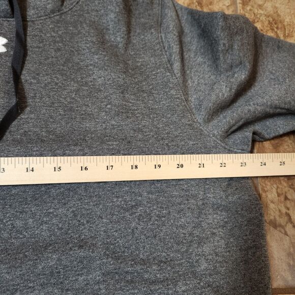 Under Armour Hustle Hoodie – Women’s XL Pullover | Dark Gray Fleece | NWT - Picture 9 of 11